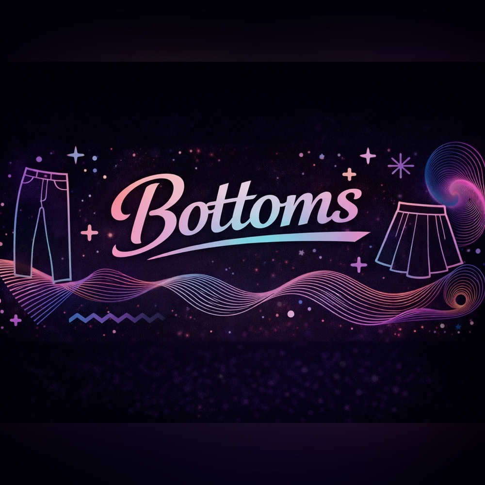Kids Bottoms - Multicolor Graphic Print